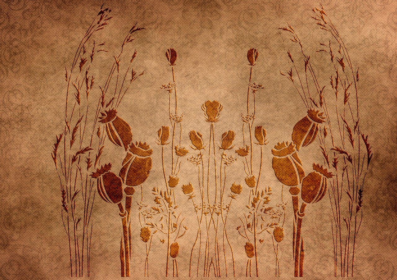 Stencil for walls nature DFA for plaster and paint 0.3-1 mm (P00159)