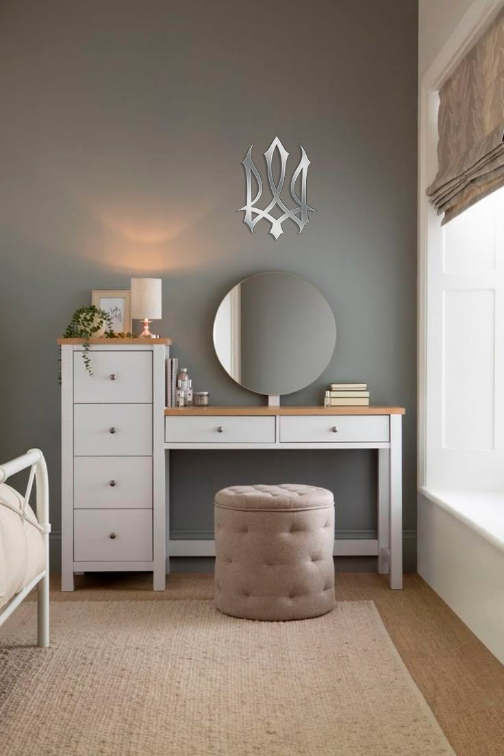 Exclusive decor: Mirror coat of arms of Ukraine from DFA for modern interiors (YA00012)