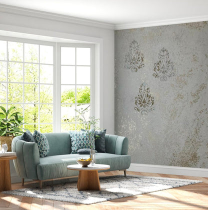 Luxury wall decor stencil DFA Damask for paint and plaster 0.3-1mm (D00045)