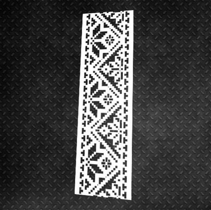Stencil DFA Embroidery for putty and paint 0.3-1mm (Z00012)