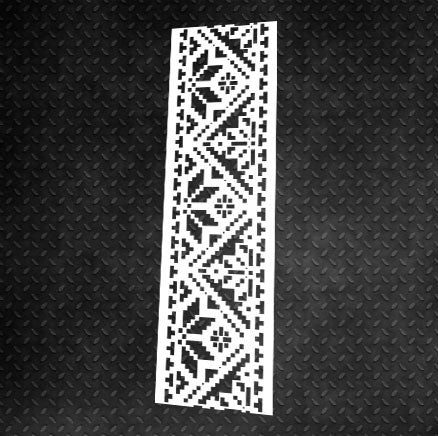 Stencil DFA Embroidery for putty and paint 0.3-1mm (Z00012)
