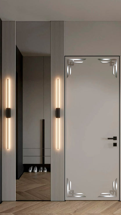 The Magic of Light in Your Interior: DFA Mirror Corner Patterns for Unique Design 2pcs/4pcs (YA00038)