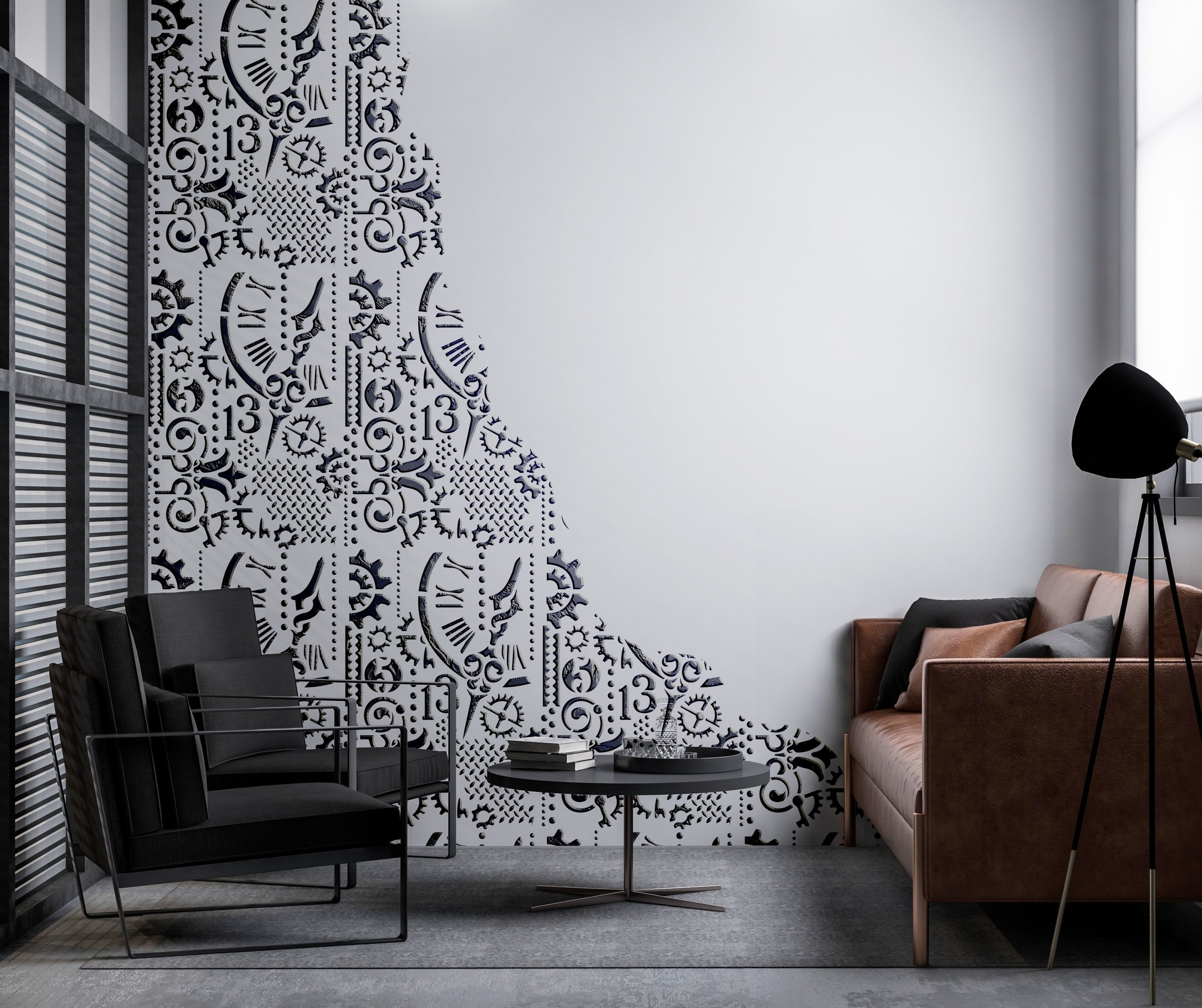 Reusable stencil DFA for decorative plaster Loft 37 (L00037)