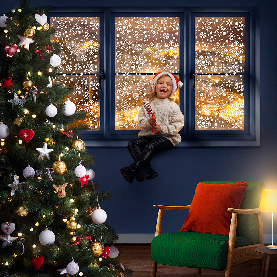 Stencil DFA reusable for plaster and paint 0.3-1mm Snowflakes (E00026)