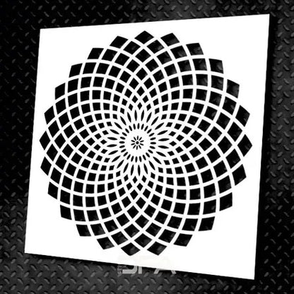 Create decorating magic with DFA Stencil Round Pattern 0.3-1mm (C00015-d)