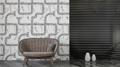 Reusable stencil DFA for decorative plaster Loft 23 (L00032)