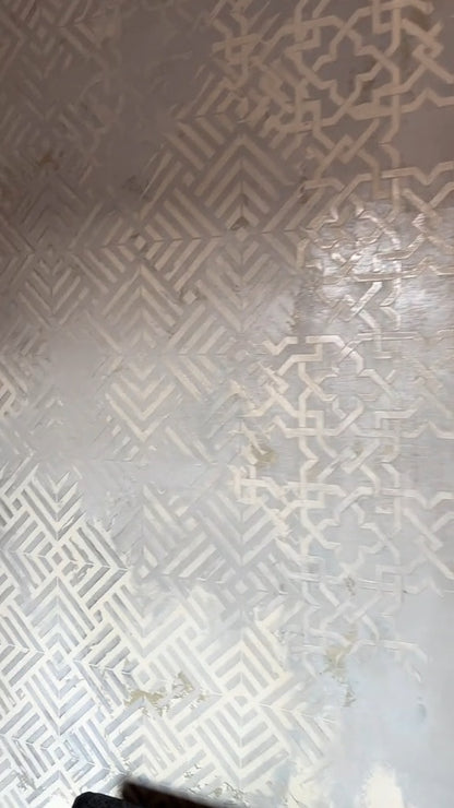 DFA stencils for decoration (Geometry 11 + Geometry 15) for plaster and paint 0.3-1 mm (N00132)