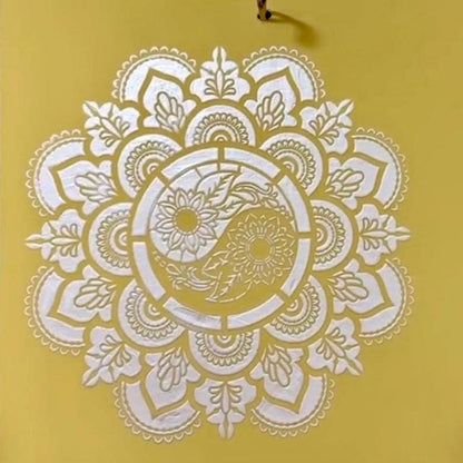 Create balance and style with DFA Yin Yang Wall Decor Stencil 0.3-1mm (C00050)