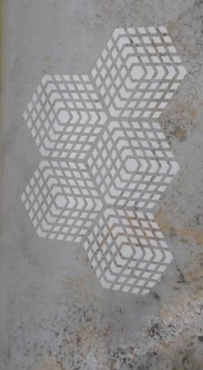The ideal solution for trendy interior decoration – stencil DFA Geometry 0.3-1 mm (G00048)