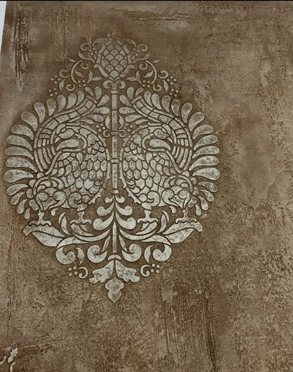 Elegance and classic with DFA stencil Royal Damask 0.3-1 mm (D00022-d)