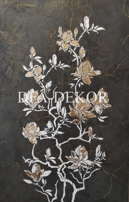 Stencil DFA for decoration Priroda for plaster and paint 0.3-1mm (P00026)