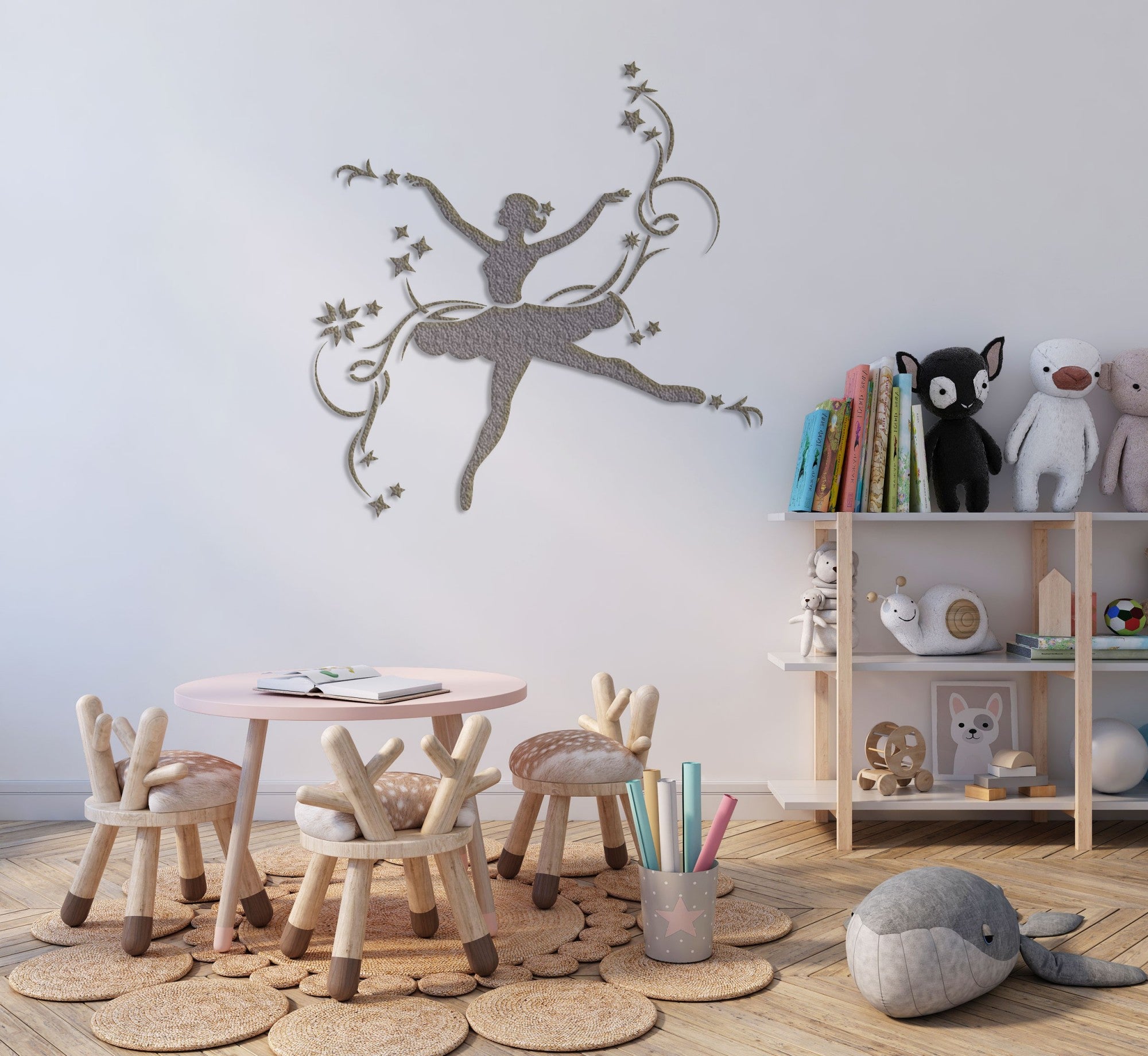 Reusable stencil DFA for plaster and paint 0.3-1mm Ballerina (E00022)
