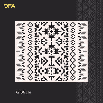 Stencil DFA Embroidery for plaster and paint 0.3-1mm (Z00042)