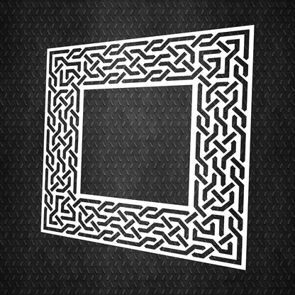 Stencil DFA Square pattern, for plaster and paint 0.3-1mm (K00080)
