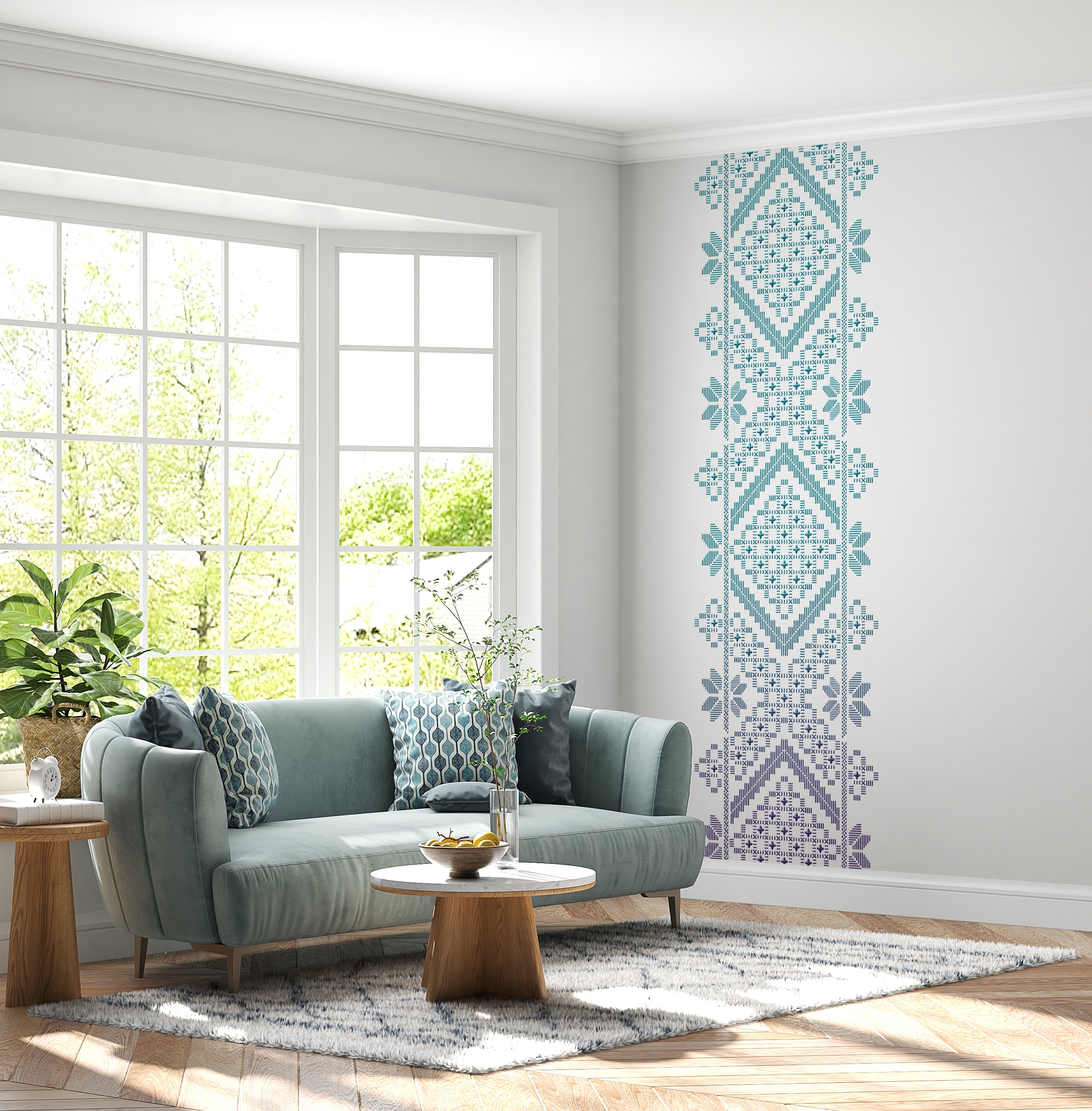 Stencil DFA Embroidery for plaster and paint 0.3-1mm (Z00063)