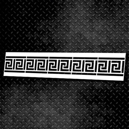 Reusable stencil for decoration DFA Border, for putty and paint, 0.3-1mm (B00005)