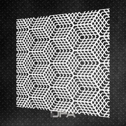 The ideal solution for trendy interior decoration – stencil DFA Geometry 0.3-1 mm (G00048)