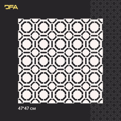 Stencil DFA Geometry stencil for putty and paint 0.3-1mm (G00123)