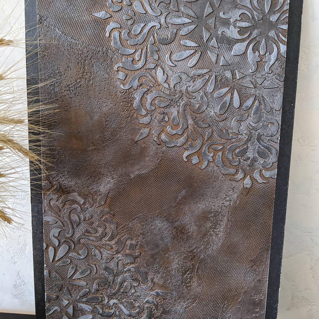Round patterns DFA - inspiration for an accent wall 0.3-1 mm (С00004), 1 mm - Under plaster