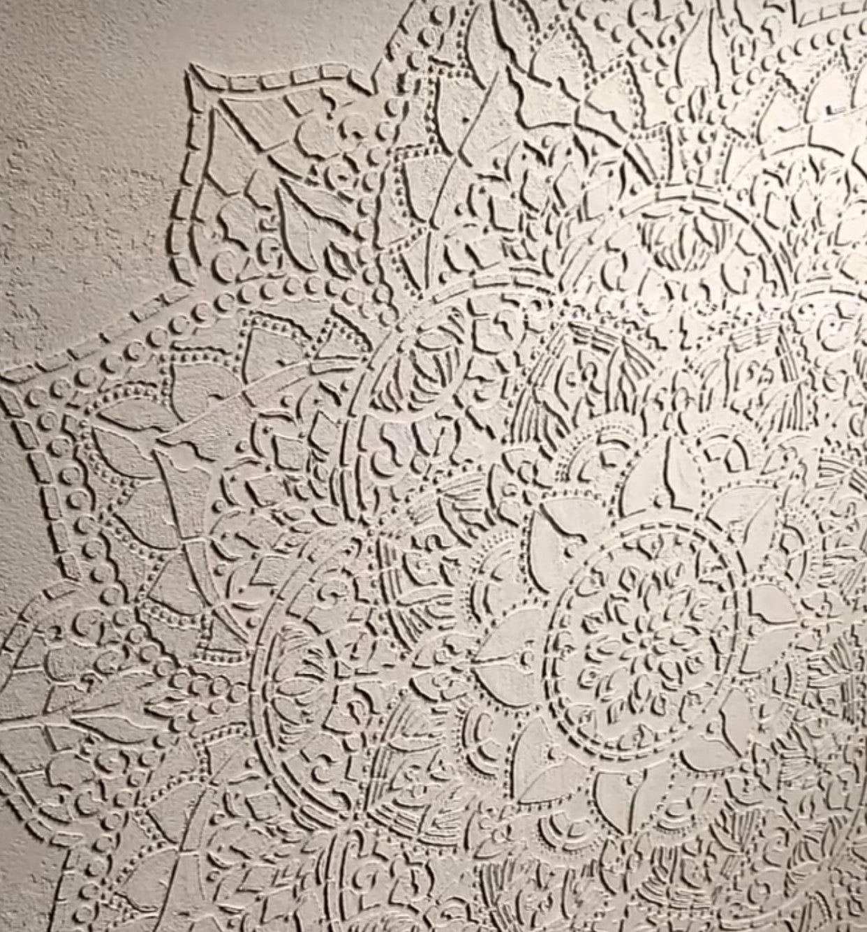 Stencil DFA reusable Round pattern 57 for plaster and paint 0.3-1mm (С00057)