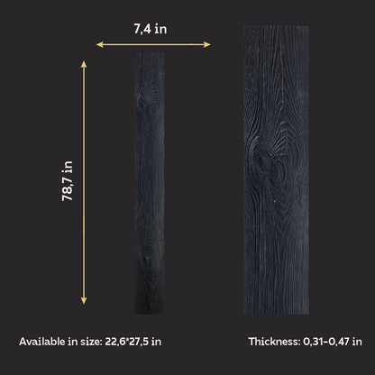 Silicone impression for decoration Tree 1 (black) W00021