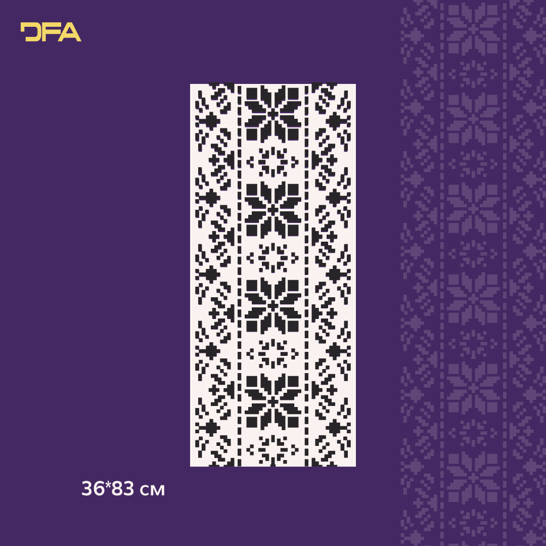 Stencil DFA Embroidery for plaster and paint 0.3-1mm (Z00020)