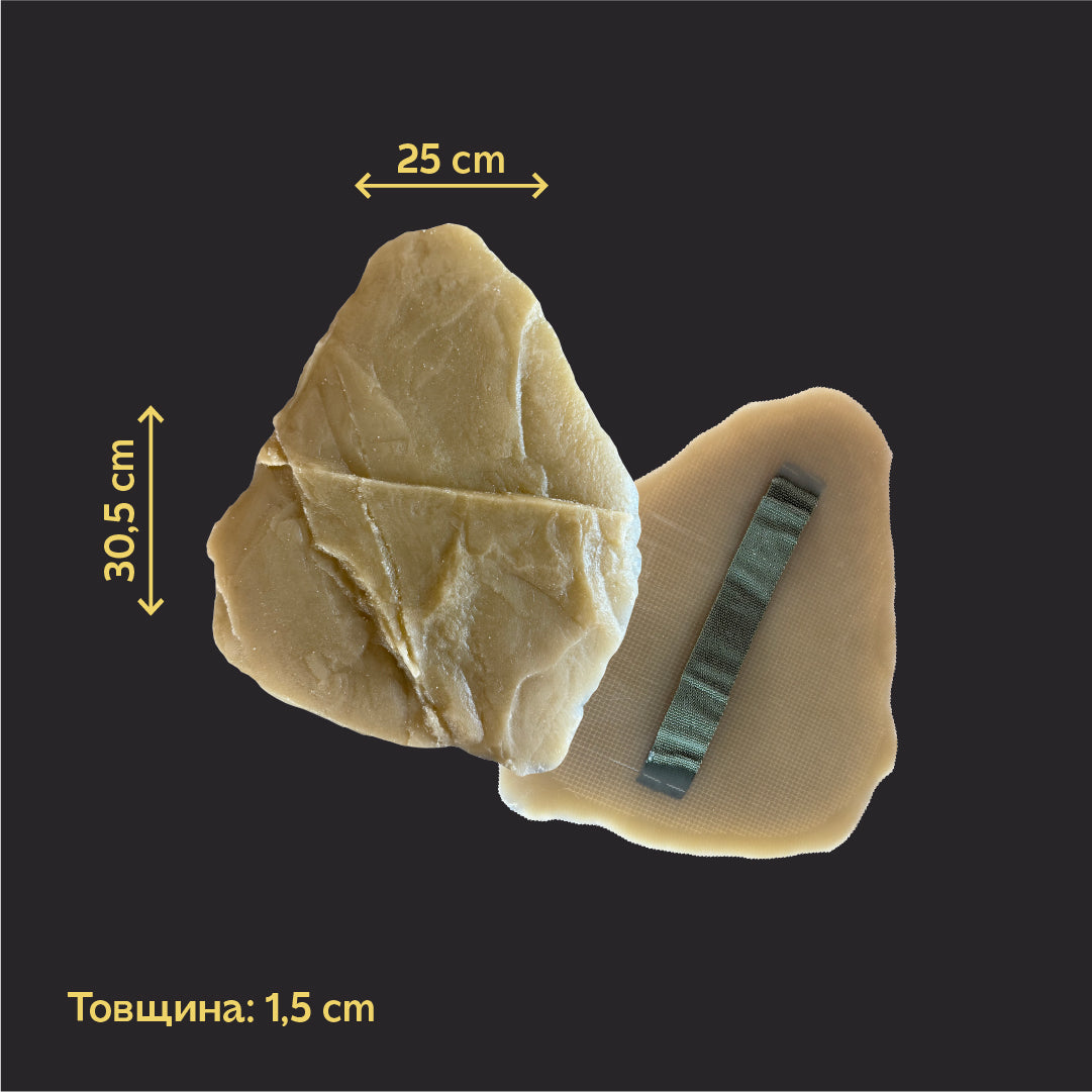 Silicone matrix/impression for decoration DFA Transcarpathian slate 2 with handle, thickness 15 mm (W00047)