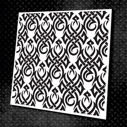 Stencil DFA for wall decoration, for plaster and paint 0.3-1mm (V00013)