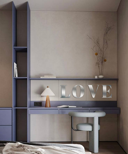 Stylish accent LOVE: DFA mirror decor for modern interior (YA00019)
