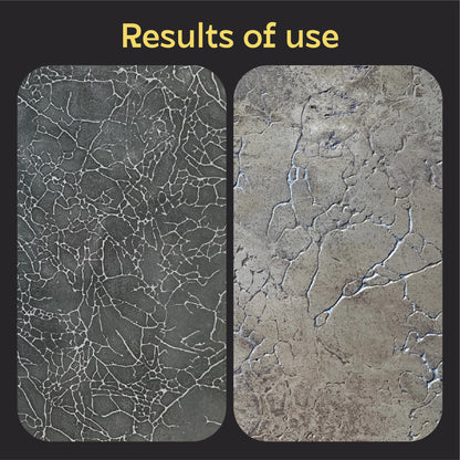 Silicone impression for decoration Marble veins blue W00001