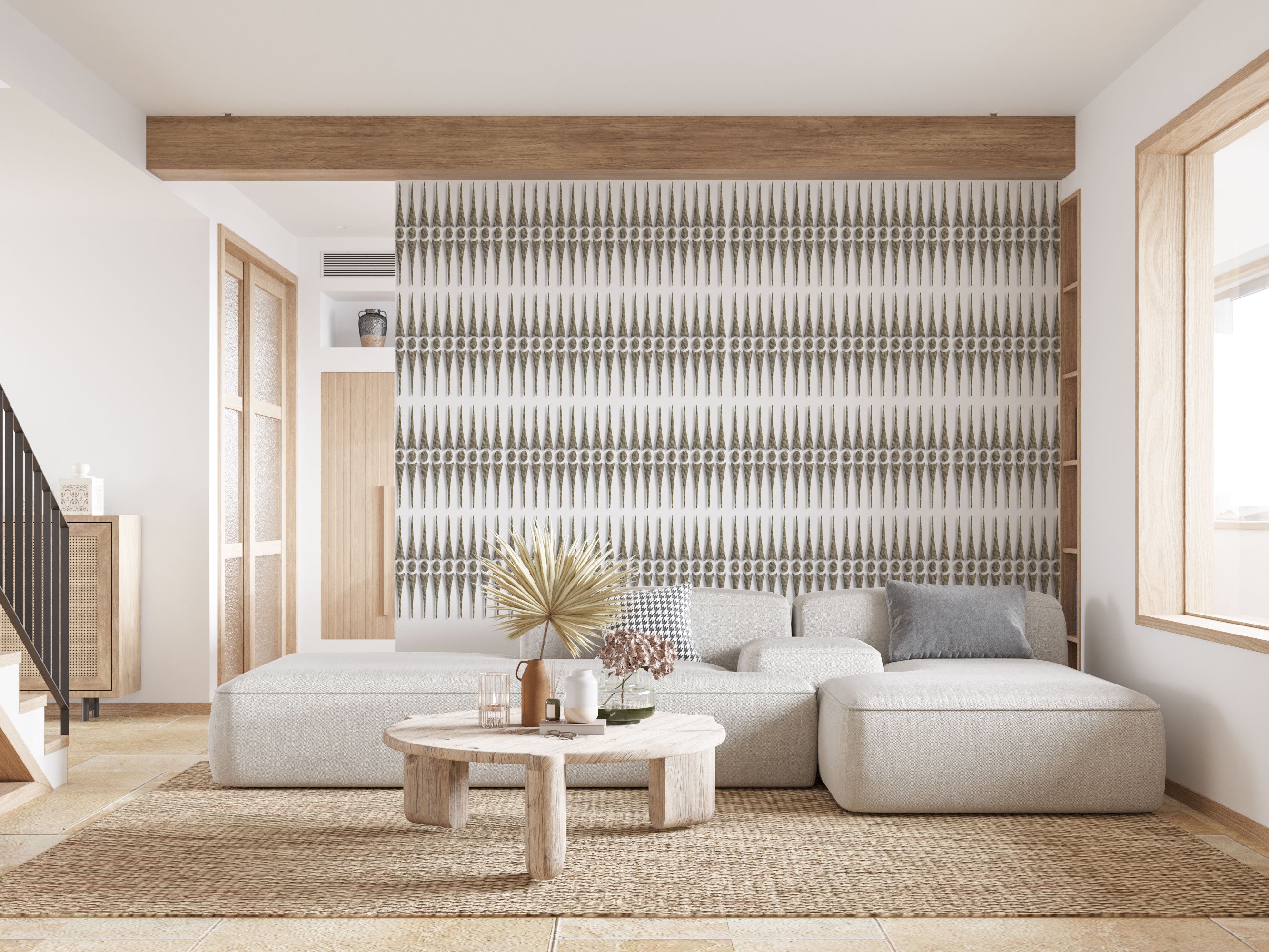 Trendy geometric patterns for a modern interior - stencil DFA Geometry 0.3-1 mm (G00071)