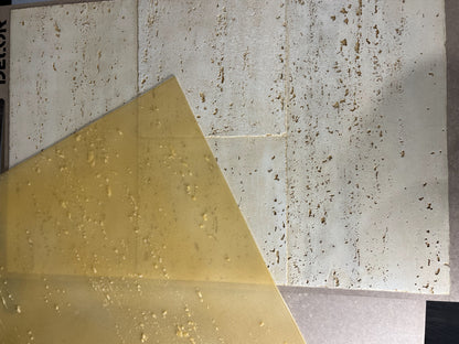 Silicone impression for decoration Travertino Yellow W00014