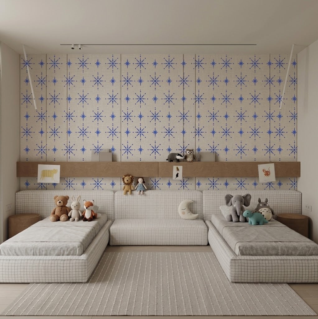 Stars on the walls – a magical atmosphere for a child's room with DFA 0.3–1 mm (E00098)