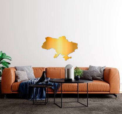 A stylish accent in your interior: Mirror decor Map of Ukraine DFA (YA00042)