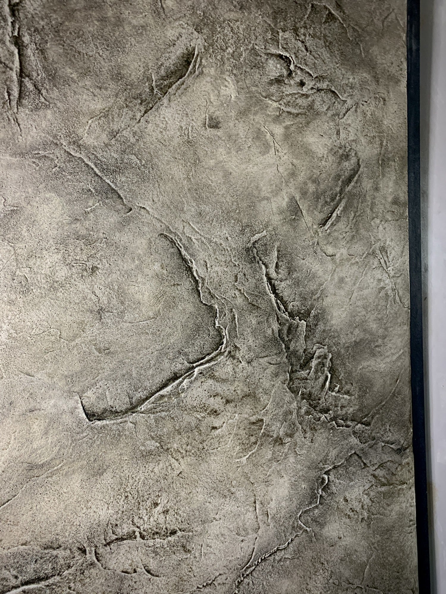 Silicone impression for decoration Stone texture (green) W00005