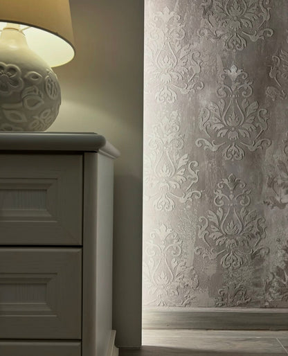 Luxury wall decor stencil DFA Damask for paint and plaster 0.3-1mm (D00045)