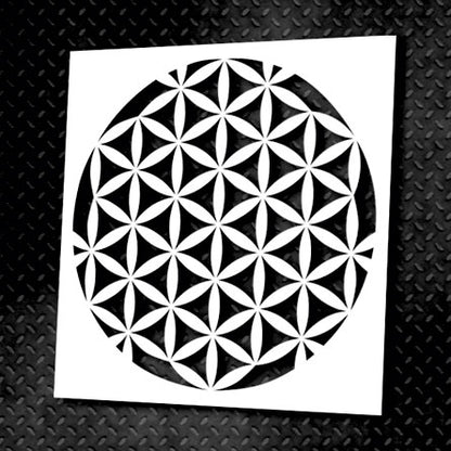 Stencil DFA reusable Round pattern 21 for plaster and paint 0.3-1mm (С00021)
