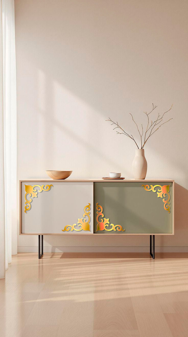 Quick Conversion: DFA Self Adhesive Corner Pattern for Easy Installation 2pcs/4pcs (YA00032)