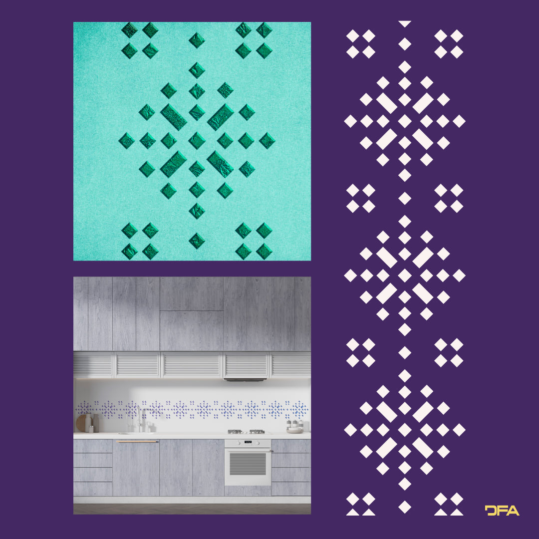 Stencil DFA Embroidery for plaster and paint 0.3-1mm (Z00060)
