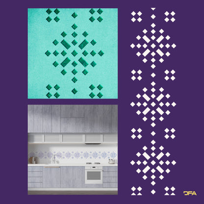 Stencil DFA Embroidery for plaster and paint 0.3-1mm (Z00060)
