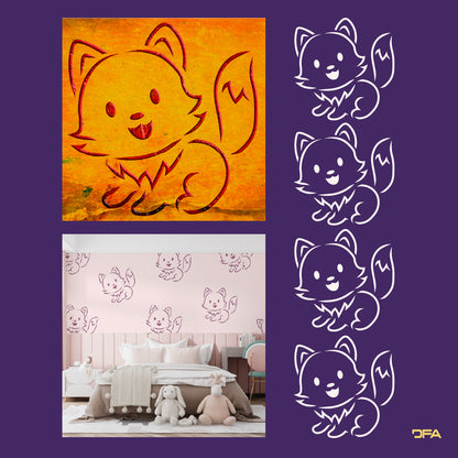 DFA children's reusable stencil for plaster and paint 0.3-1mm (E00057)