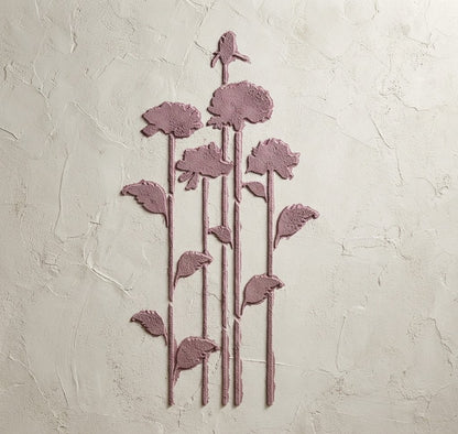 DFA "Flower" Stencil for Decoupage on Interior Decor Items (P00210)