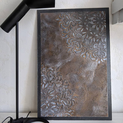 Round patterns DFA - inspiration for an accent wall 0.3-1 mm (С00004), 1 mm - Under plaster