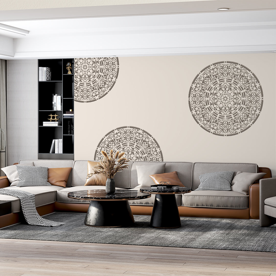 Add charm to walls with DFA Stencil Round Pattern 0.3-1mm (C00014)