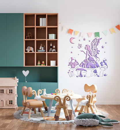 Stencil DFA Fairy reusable for plaster and paint 0.3-1mm (E00062)