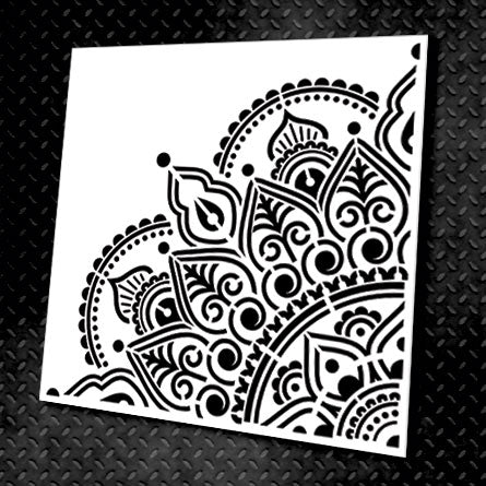 Stencil DFA reusable Round pattern 56 for plaster and paint 0.3-1mm (C00056)