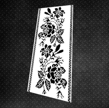 Stencil DFA Embroidery for plaster and paint 0.3-1mm (Z00010)