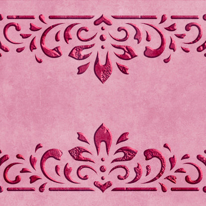 Stencil DFA Border stencil for putty and paint 0.3-1mm (B00073)