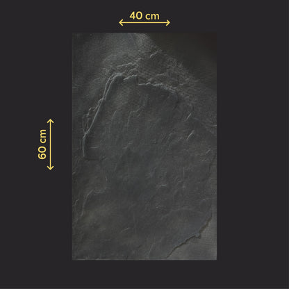 Silicone impression for decoration Stone texture 2 (black) W00027