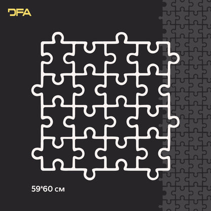 Stencil DFA Reusable puzzle for plaster and paint 0.3-1mm (E00055)